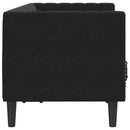 vidaXL Kanapé Fekete 174 x 74,5 x 70,5 cm Bársony