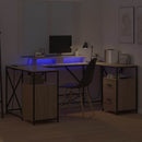 vidaXL Asztal fiókkal sonoma tölgy 182 x 101 x 87.5 cm Faanyag