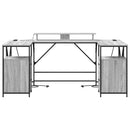 vidaXL Asztal fiókkal Szürke Sonoma 182 x 101 x 87,5 cm Faanyag