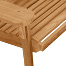 vidaXL Adirondack hintaszék 2 db Barna Tömör tíkfa