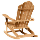 vidaXL Adirondack hintaszék 2 db Barna Tömör tíkfa