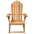 vidaXL Adirondack hintaszék 2 db Barna Tömör tíkfa
