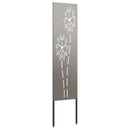 vidaXL Kertvédő vászon Rozsdás 32 x 140 cm Időjárásálló acél