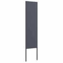 vidaXL Kertvédő vászon Antracit 32 x 140 cm Hidegen hengerelt acél