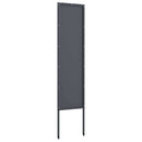 vidaXL Kertvédő vászon Antracit 32 x 140 cm Hidegen hengerelt acél