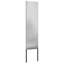 vidaXL Kertvédő vászon Ezüst 32 x 140 cm Rozsdamentes acél