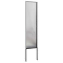 vidaXL Kertvédő vászon Ezüst 32 x 140 cm Rozsdamentes acél