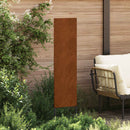 vidaXL Kertvédő vászon Rozsdás 32 x 140 cm Időjárásálló acél