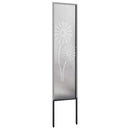 vidaXL Kertvédő vászon Ezüst 32 x 140 cm Rozsdamentes acél
