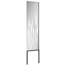 vidaXL Kertvédő vászon Ezüst 32 x 140 cm Horganyzott acél