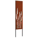 vidaXL Kertvédő vászon Rozsdás 32 x 140 cm Időjárásálló acél