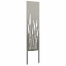 vidaXL Kertvédő vászon Rozsdás 32 x 140 cm Időjárásálló acél