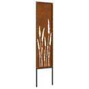vidaXL Kertvédő vászon Rozsdás 32 x 140 cm Időjárásálló acél