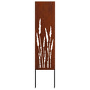 vidaXL Kertvédő vászon Rozsdás 32 x 140 cm Időjárásálló acél