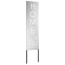 vidaXL Kertvédő vászon Ezüst 32 x 140 cm Horganyzott acél