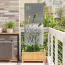 vidaXL Kertvédő vászon Ezüst 50 x 140 cm Rozsdamentes acél