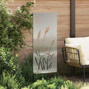 vidaXL Kertvédő vászon Ezüst 50 x 140 cm Horganyzott acél