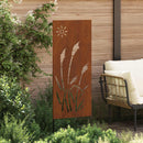 vidaXL Kertvédő vászon Rozsdás 50 x 140 cm Időjárásálló acél