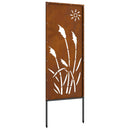 vidaXL Kertvédő vászon Rozsdás 50 x 140 cm Időjárásálló acél