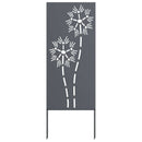 vidaXL Kertvédő vászon Antracit 50 x 140 cm Hidegen hengerelt acél