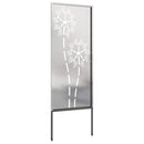 vidaXL Kertvédő vászon Ezüst 50 x 140 cm Rozsdamentes acél