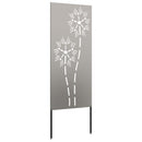 vidaXL Kertvédő vászon Rozsdás 50 x 140 cm Időjárásálló acél