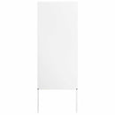 vidaXL Kertvédő vászon Fehér 50 x 140 cm Hidegen hengerelt acél