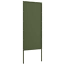 vidaXL Kertvédő vászon Oliva zöld 50 x 140 cm Hidegen hengerelt acél