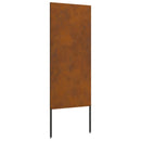 vidaXL Kertvédő vászon Rozsdás 50 x 140 cm Időjárásálló acél