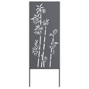 vidaXL Kertvédő vászon Antracit 50 x 140 cm Hidegen hengerelt acél