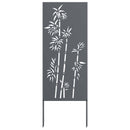 vidaXL Kertvédő vászon Antracit 50 x 140 cm Hidegen hengerelt acél