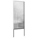 vidaXL Kertvédő vászon Ezüst 50 x 140 cm Rozsdamentes acél