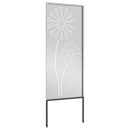 vidaXL Kertvédő vászon Ezüst 50 x 140 cm Horganyzott acél