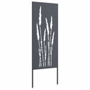 vidaXL Kertvédő vászon Antracit 50 x 140 cm Hidegen hengerelt acél