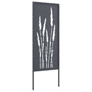 vidaXL Kertvédő vászon Antracit 50 x 140 cm Hidegen hengerelt acél
