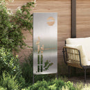 vidaXL Kertvédő vászon Ezüst 50 x 140 cm Rozsdamentes acél