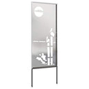 vidaXL Kertvédő vászon Ezüst 50 x 140 cm Rozsdamentes acél