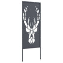 vidaXL Kertvédő vászon Antracit 50 x 140 cm Hidegen hengerelt acél