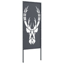 vidaXL Kertvédő vászon Antracit 50 x 140 cm Hidegen hengerelt acél