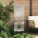 vidaXL Kertvédő vászon Állatnyomat Ezüst 50 x 140 cm Horganyzott acél