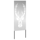vidaXL Kertvédő vászon Állatnyomat Ezüst 50 x 140 cm Horganyzott acél