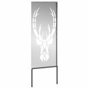 vidaXL Kertvédő vászon Állatnyomat Ezüst 50 x 140 cm Horganyzott acél