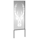 vidaXL Kertvédő vászon Állatnyomat Ezüst 50 x 140 cm Horganyzott acél