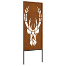 vidaXL Kertvédő vászon Rozsdás 50 x 140 cm időjárásálló acél