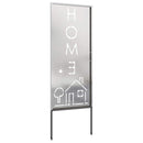 vidaXL Kertvédő vászon Ezüst 50 x 140 cm Rozsdamentes acél