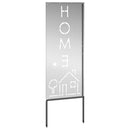vidaXL Kertvédő vászon Ezüst 50 x 140 cm Horganyzott acél