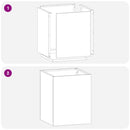 vidaXL Kerti cserép Antracit Hidegen hengerelt acél