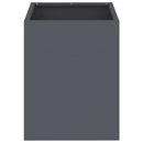 vidaXL Kerti cserép Antracit Hidegen hengerelt acél