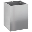 vidaXL Kerti cserép Ezüst Horganyzott acél