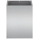 vidaXL Kerti cserép Ezüst Horganyzott acél